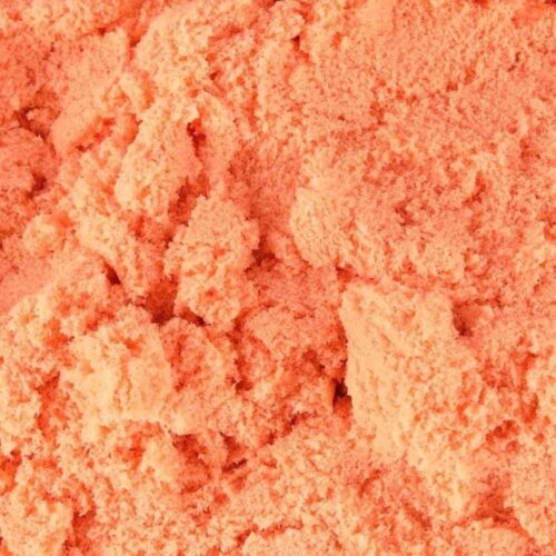 Orange 1 kg Kinetic Sand: Torkar aldrig, ingen röra, utvecklar kreativitet