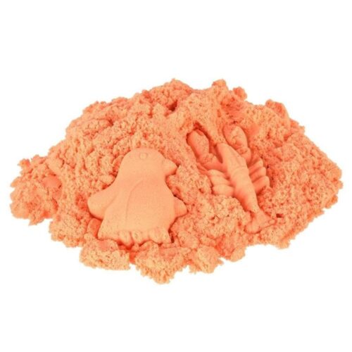 Orange 1 kg Kinetic Sand: Torkar aldrig, ingen röra, utvecklar kreativitet