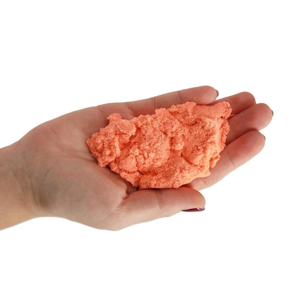 Orange 1 kg Kinetic Sand: Torkar aldrig, ingen röra, utvecklar kreativitet