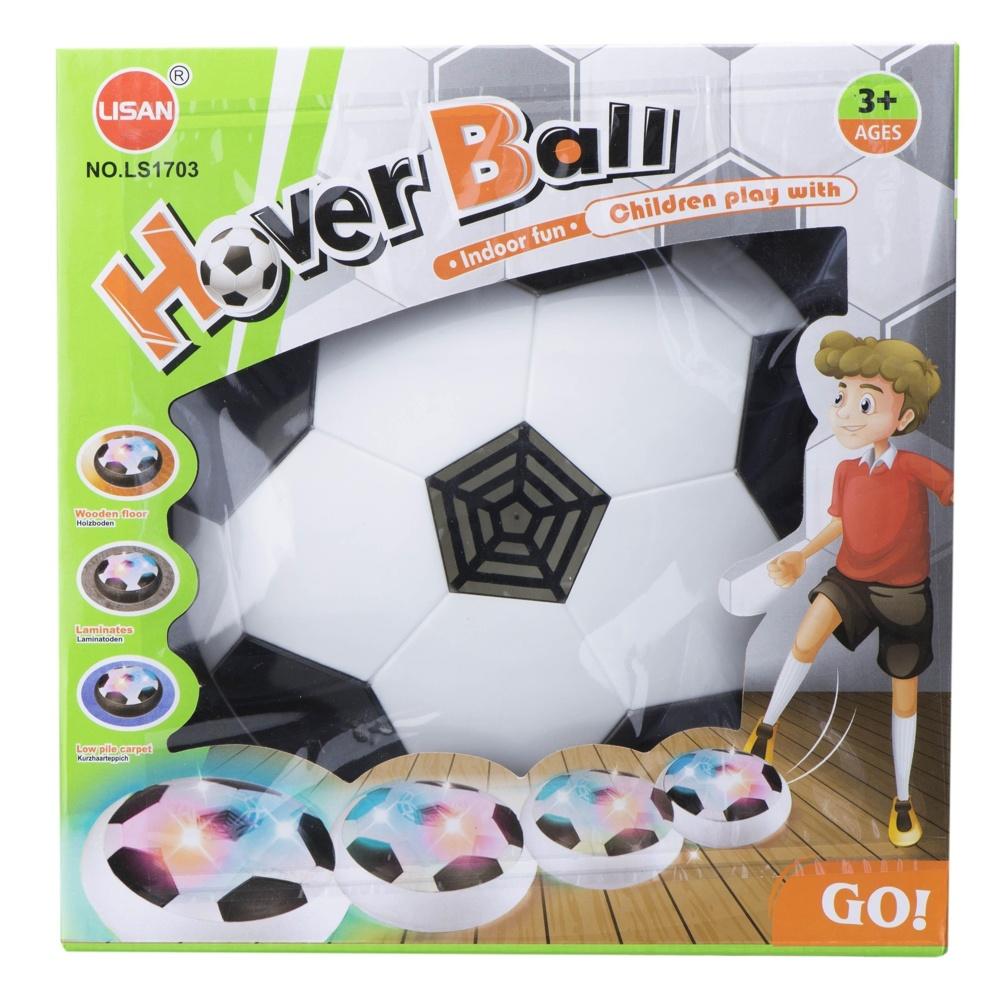 Hoverball LED Light Up Toy – Flytande luftdriven boll med skumskydd