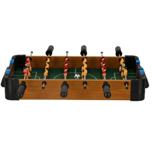 Minifotbollsbord i trä, 50 cm bordsskiva, för åldrarna 6+