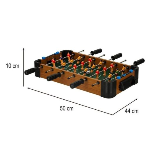 Minifotbollsbord i trä, 50 cm bordsskiva, för åldrarna 6+