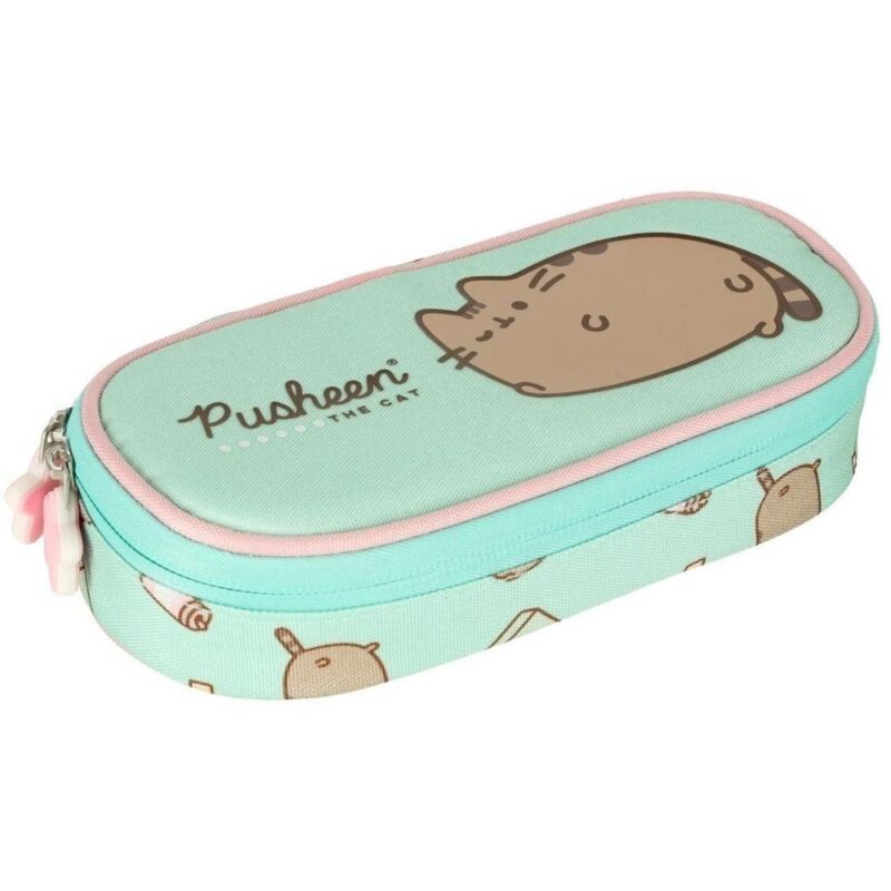 Pusheen Mint Padded Pennfodral: Rymlig och skyddande skolmaterialsorganisator