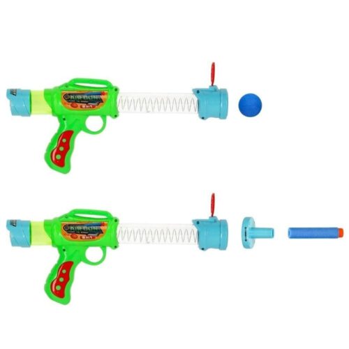 Nerf 2-i-1 pelletspistol för barn från 3 år och uppåt – actionleksak med skumboll och patron