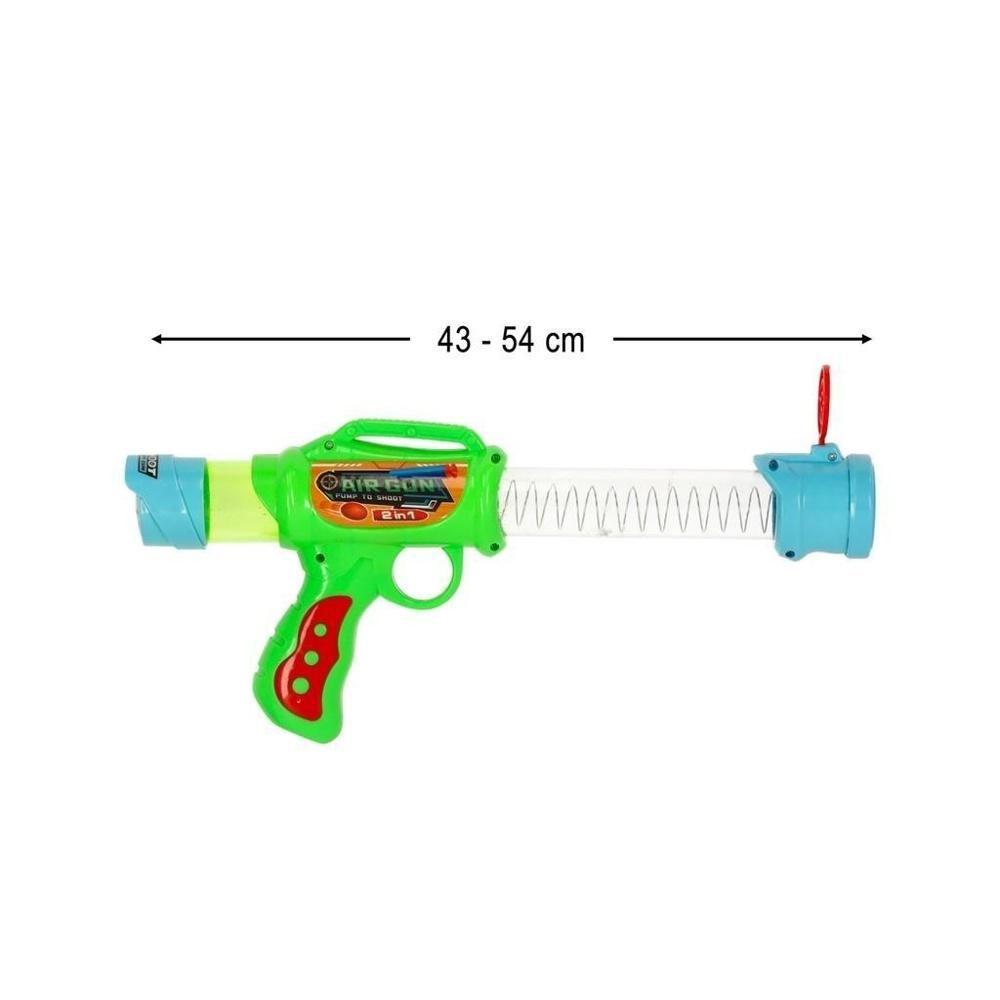 Nerf 2-i-1 pelletspistol för barn från 3 år och uppåt – actionleksak med skumboll och patron