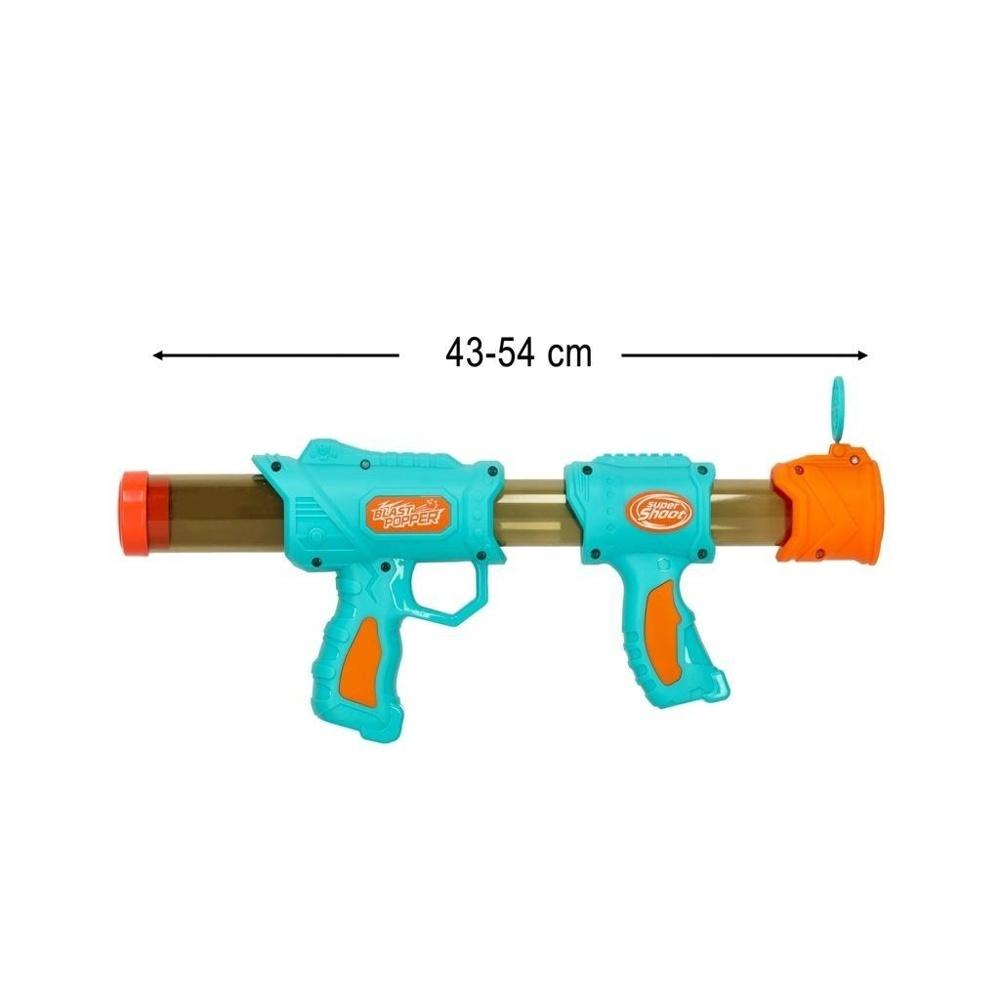 Nerfy 2-i-1 Blue Foam Bullet Gun för barn från 3 år och uppåt