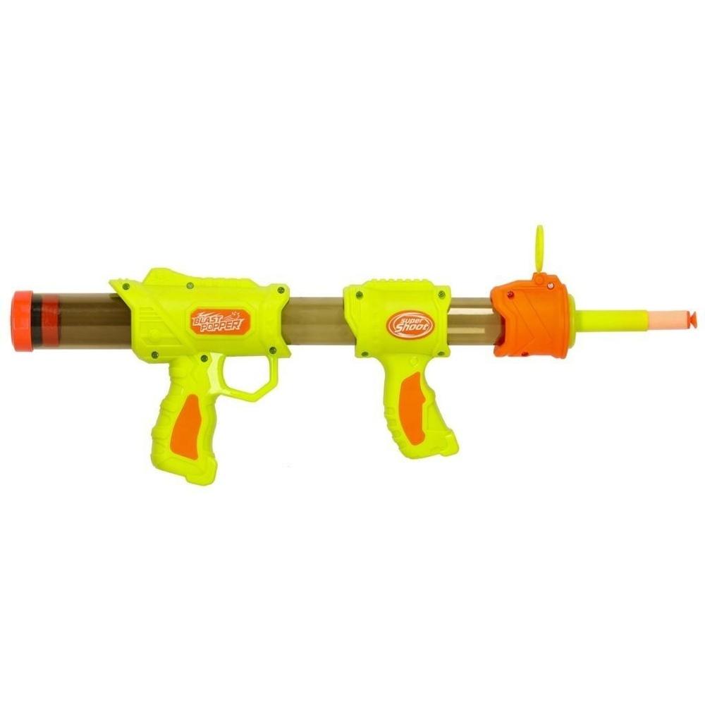 Grön skumpatron Nerf Gun med mål för barn från 3 år och uppåt