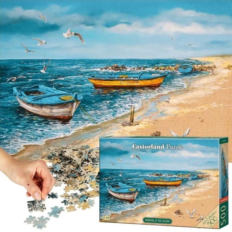 CASTORLAND 500 bitar Seaside Puzzle – Avkopplande familjekul