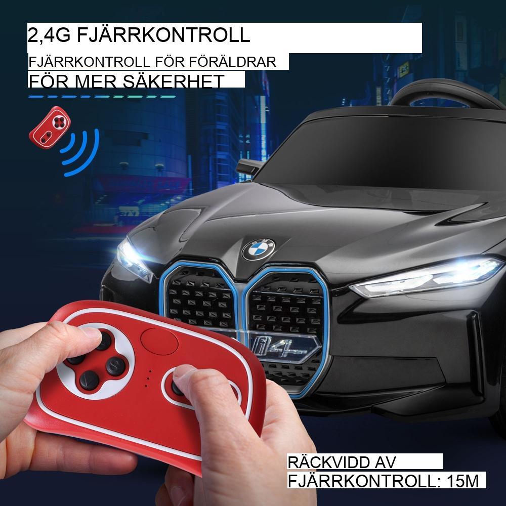 Licensierad Kids Electric Ride On Car med fjärrkontroll, strålkastare och MP3-spelare