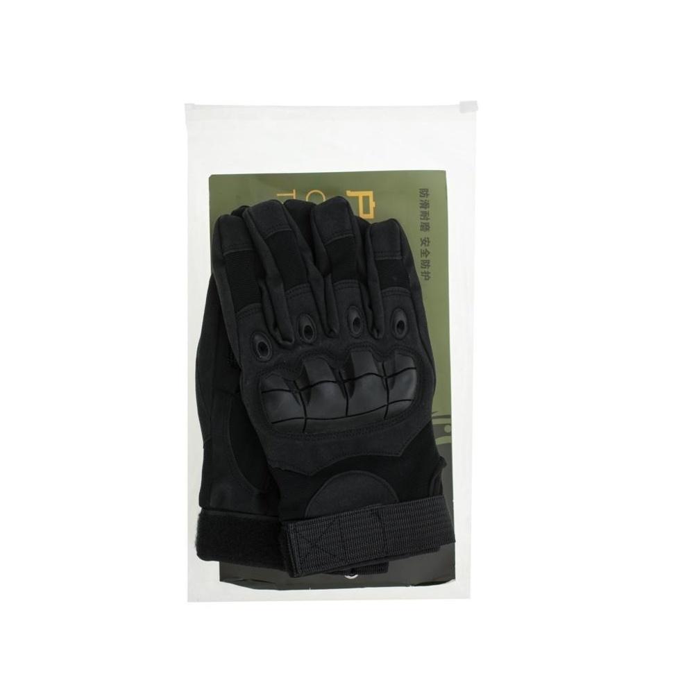 XL Black Tactical Gloves – Knogskydd och förstärkt grepp