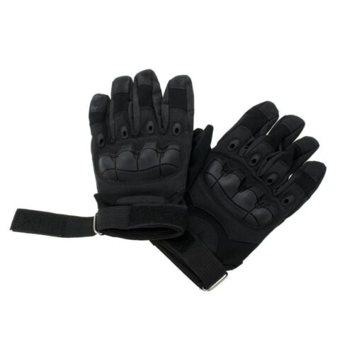 XL Black Tactical Gloves – Knogskydd och förstärkt grepp