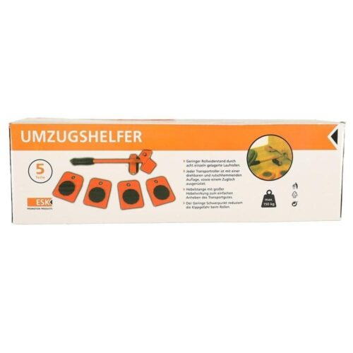 Heavy Duty Moving Kit – Lyft och rulla upp till 150 kg