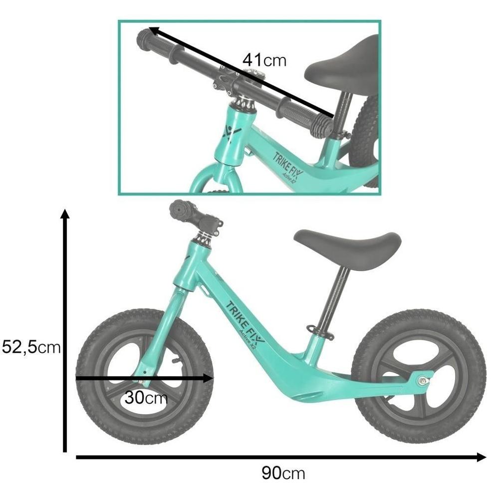 Trike Fix Active X2 3-5 år grön längdcykel för barn