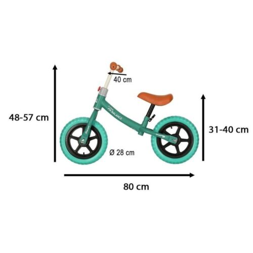 Trike Fix Balance Turkos cross-country barncykel, lätt och justerbar