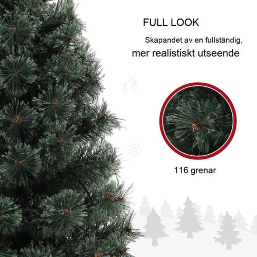 90cm LED förbelyst konstgjord julgran med fjärrkontroll och timer