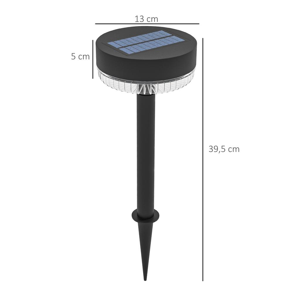 Solar Garden Lights Outdoor – Varmvit Vattentät IP65 Set om 3