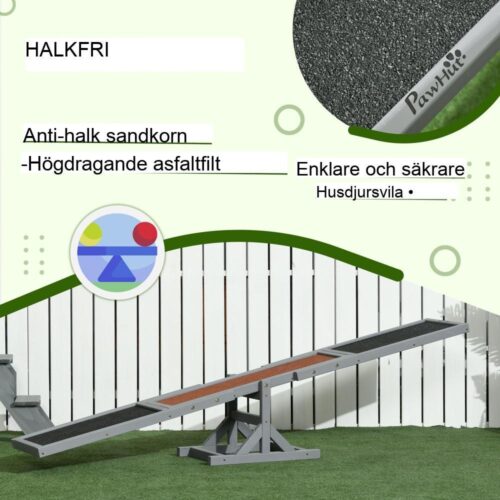 Kraftig gungbräda i trä för träning och smidighet – upp till 30 kg