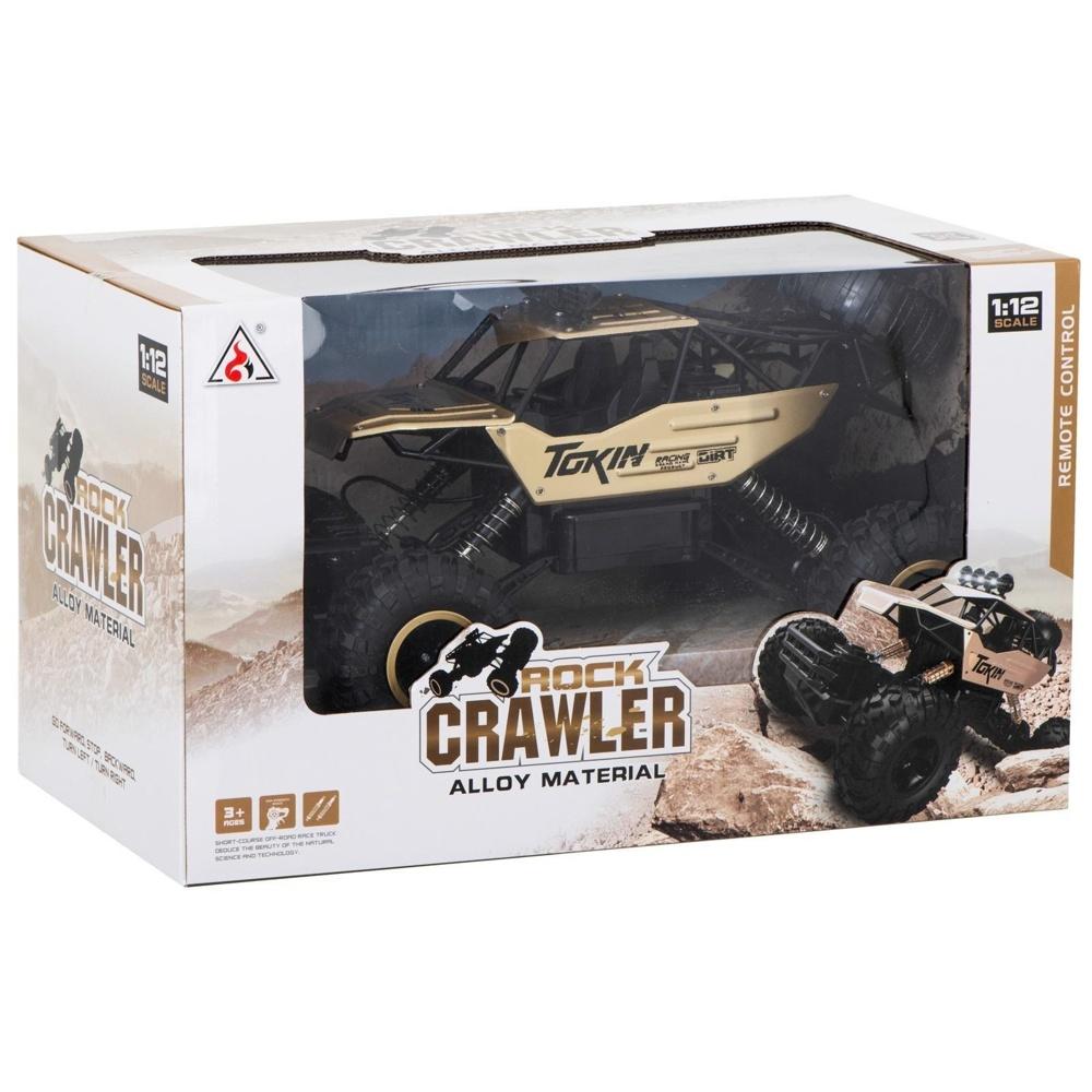 Kraftfull 1:12 skala 4WD Metal RC Rock Crawler med lång batteritid