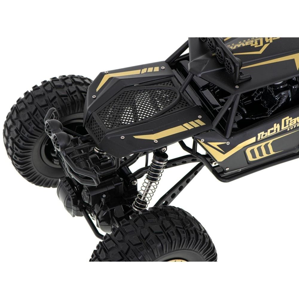 Storskalig 1:8 RC Rock Crawler Car med LED-ljus, 4WD