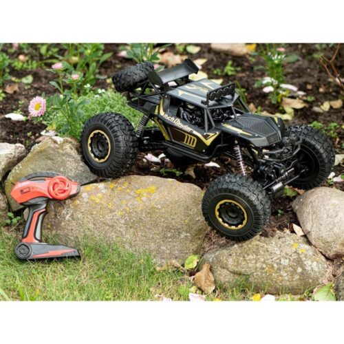 Storskalig 1:8 RC Rock Crawler Car med LED-ljus, 4WD