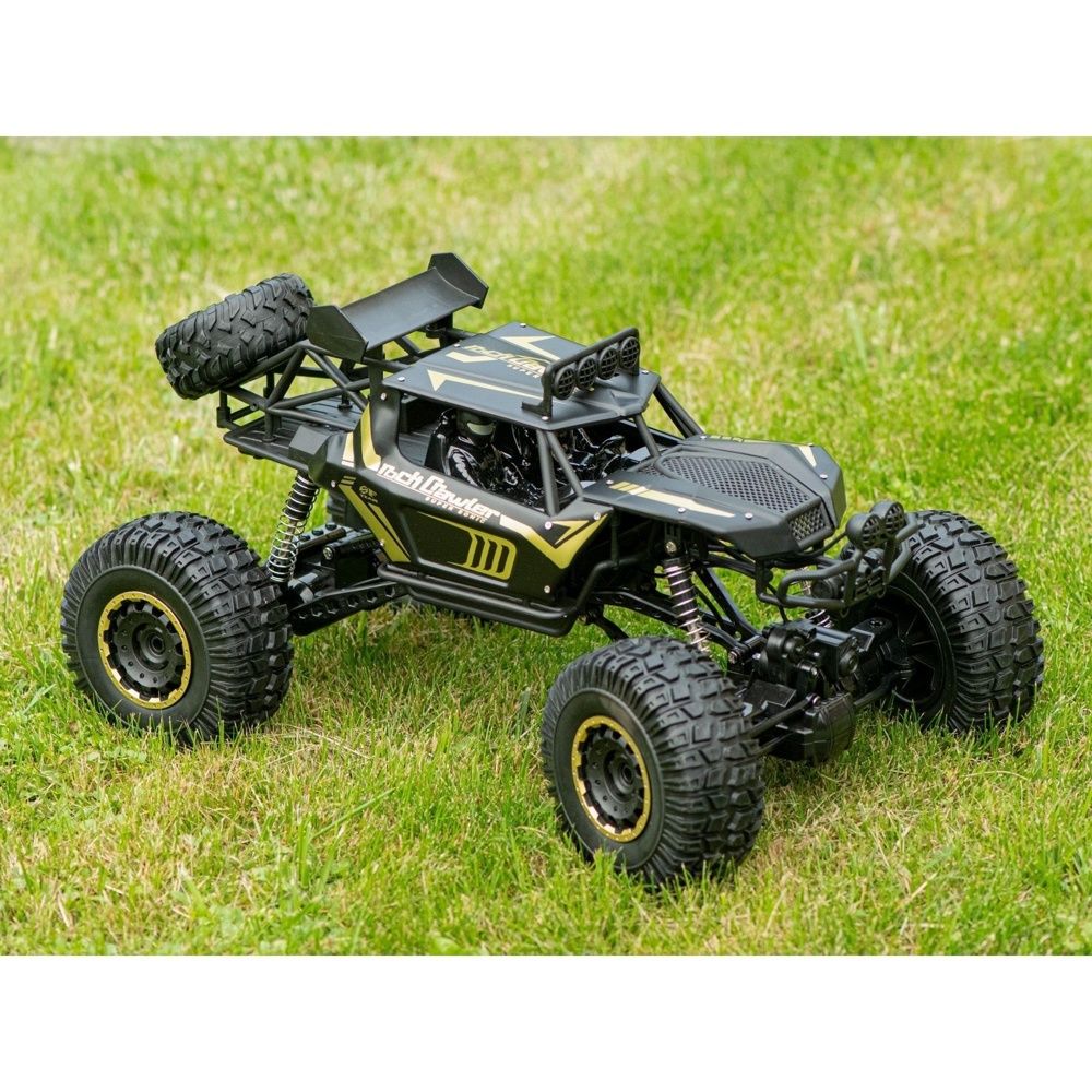 Storskalig 1:8 RC Rock Crawler Car med LED-ljus, 4WD