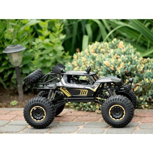 Storskalig 1:8 RC Rock Crawler Car med LED-ljus, 4WD