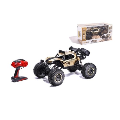 Stor 1:8-skala RC Rock Crawler Car med 4WD, LED-lampor och lång körtid