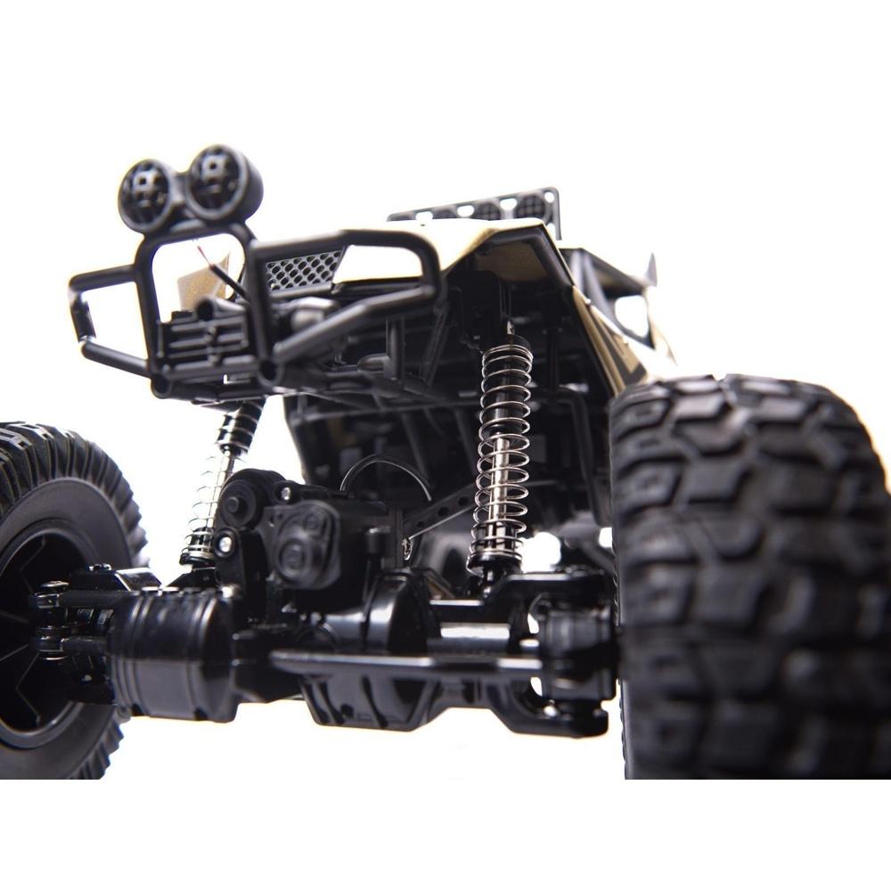 Stor 1:8-skala RC Rock Crawler Car med 4WD, LED-lampor och lång körtid