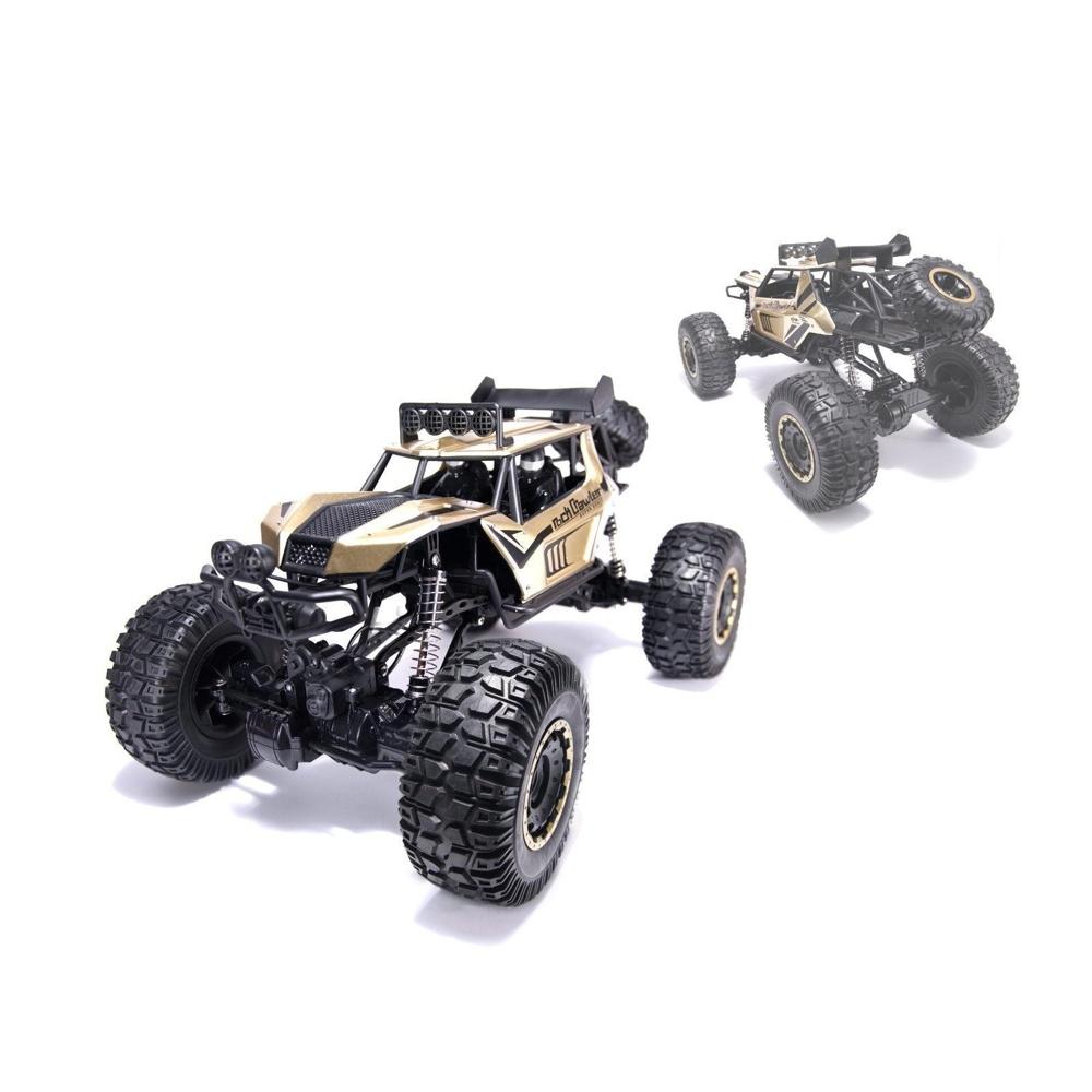 Stor 1:8-skala RC Rock Crawler Car med 4WD, LED-lampor och lång körtid