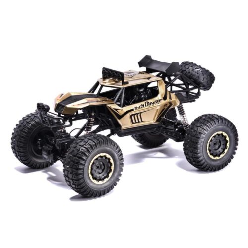 Stor 1:8-skala RC Rock Crawler Car med 4WD, LED-lampor och lång körtid