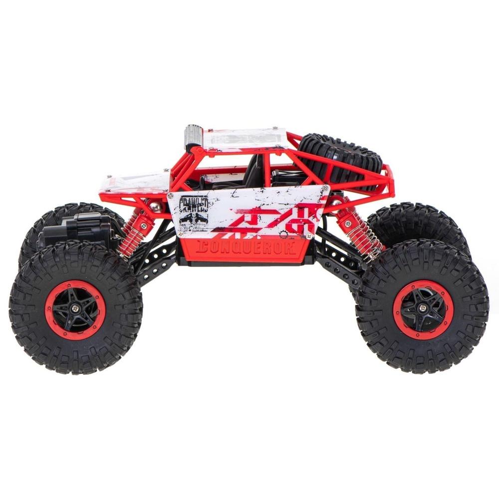 Highspeed Red Rock Crawler RC-bil, 2,4 GHz 1:18 skala med 4WD terrängprestanda