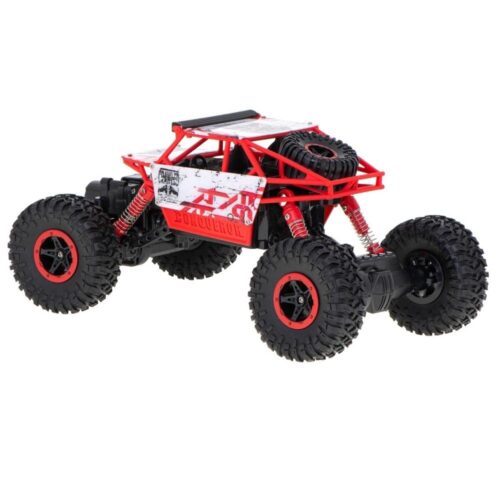 Highspeed Red Rock Crawler RC-bil, 2,4 GHz 1:18 skala med 4WD terrängprestanda