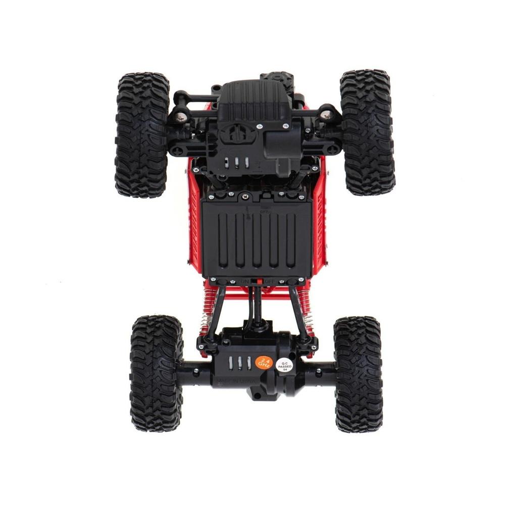 Highspeed Red Rock Crawler RC-bil, 2,4 GHz 1:18 skala med 4WD terrängprestanda