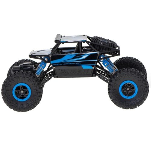 HB Rock Crawler RC-bil blå skala 1:18, 2,4 GHz 4WD terrängleksaksbil