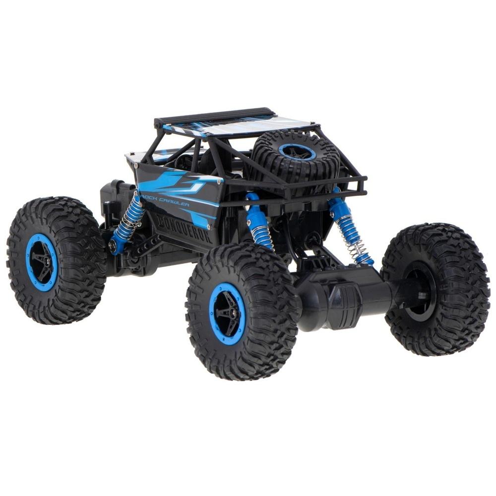 HB Rock Crawler RC-bil blå skala 1:18, 2,4 GHz 4WD terrängleksaksbil