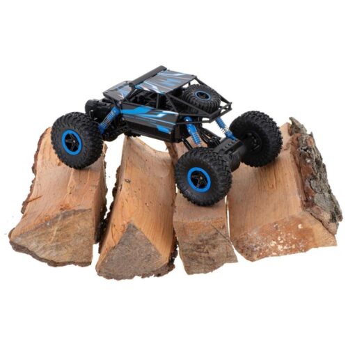 HB Rock Crawler RC-bil blå skala 1:18, 2,4 GHz 4WD terrängleksaksbil