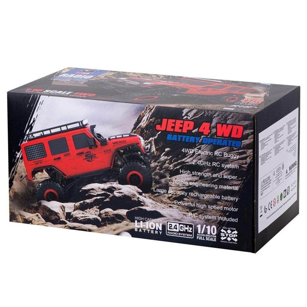 WLTOYS 104311 Rock Crawler 1:10 skala RC-bil, terränggående 4WD med 15 km/h hastighet