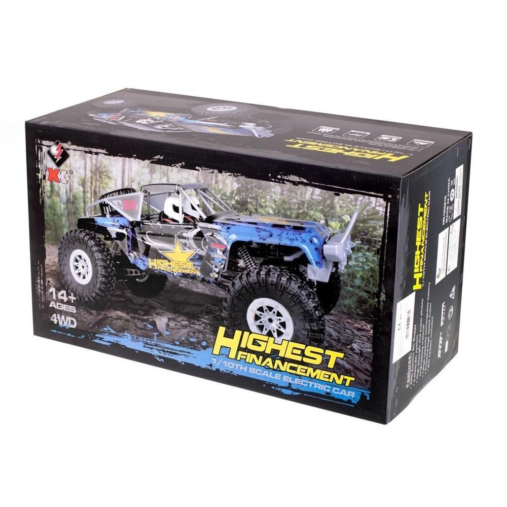 WLtoys 104310 1:10 skala 4WD terrängfackbil, hög hastighet, hållbar konstruktion