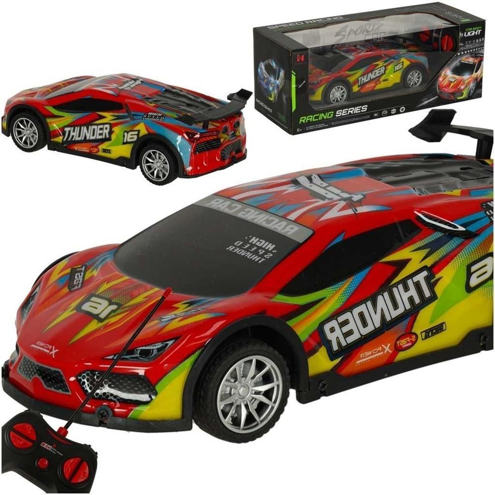 RC Lightning Red Sportbil – Batteridriven, åldrarna 6+