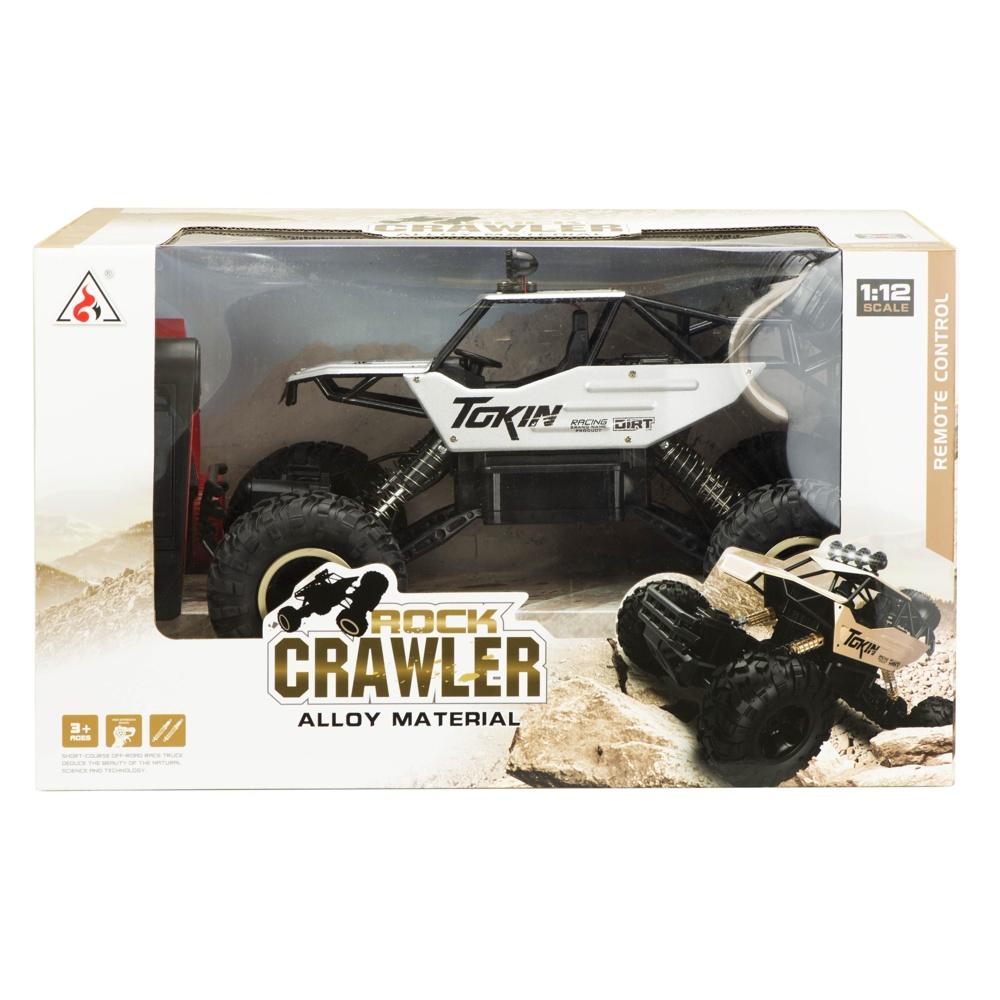 1:12 Silver Metal RC Rock Crawler Car 4WD Off-Road med oberoende fjädring