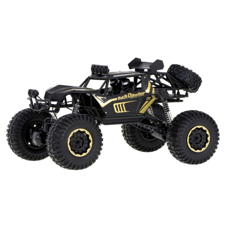 Storskalig 1:8 RC Rock Crawler Car med LED-ljus, 4WD