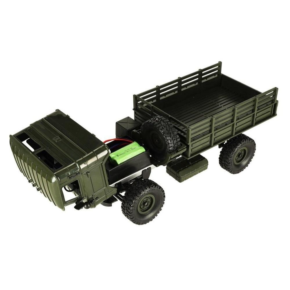 Skala 1:16 Fjärrkontroll Militärlastbil 4WD Off-Road RTR