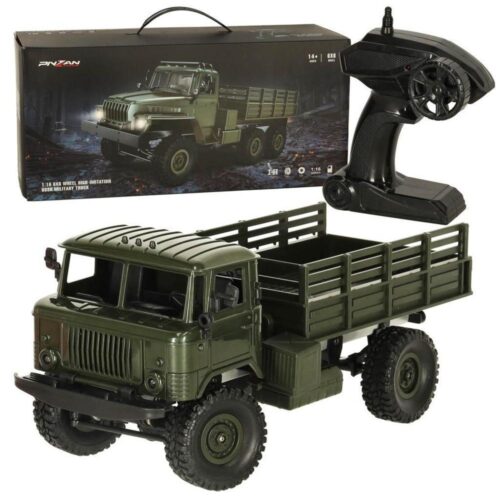 Skala 1:16 Fjärrkontroll Militärlastbil 4WD Off-Road RTR