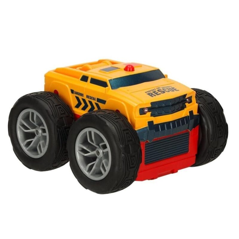 Revolt 2 Sided Rescue Racer RC Car – Transforming Fire Engine and Emergency Vehicle