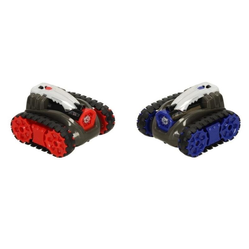 Revolt Battle Remote Control Car Tank 2-pack med ljud och ljus