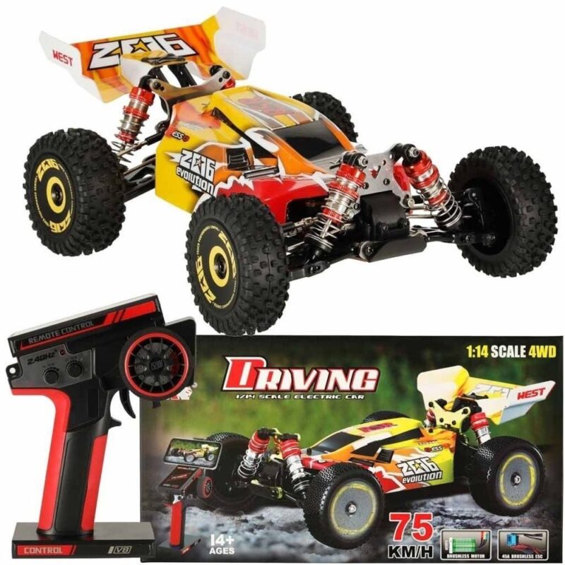 WLToys 144010 75 km/h Borstlös RC-bil 1:14 Racing Racing