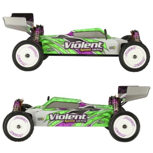 WLToys 104002 1:10 skala 4WD RC-bil, 60 km/h hastighet, laddningsbar, 2,4 GHz styrenhet