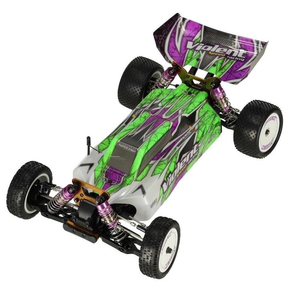 WLToys 104002 1:10 skala 4WD RC-bil, 60 km/h hastighet, laddningsbar, 2,4 GHz styrenhet