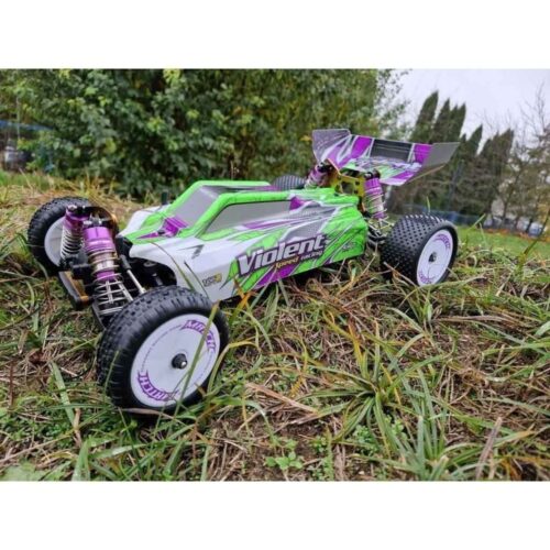 WLToys 104002 1:10 skala 4WD RC-bil, 60 km/h hastighet, laddningsbar, 2,4 GHz styrenhet