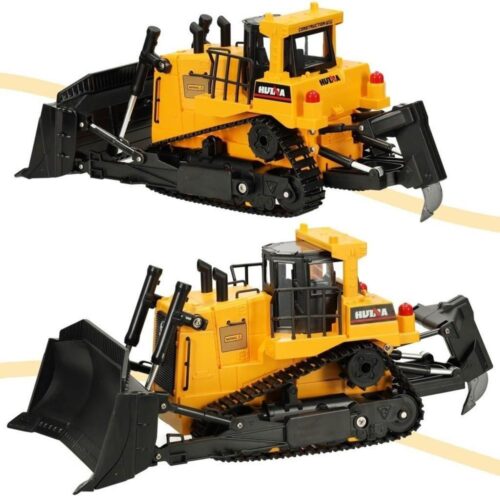 H-Toys 1569 RC bulldozer med LED-ljus och ljudeffekter